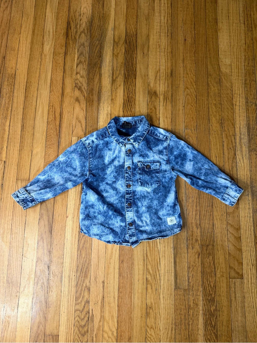 Art class 18M Acid -Wash Denim top